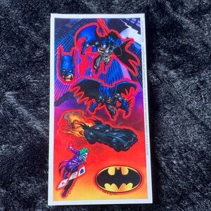 Vintage Hallmark Batman Stickers Set 2001 (1 SHEET)